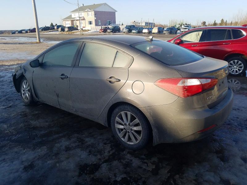 2014 Kia Forte VIN KNAFX4A65E5126295 COPART salvage auction — FRONT END, Qc - Gravement Accidente, sold $1,450 on 2026-07-07 (photo 2)