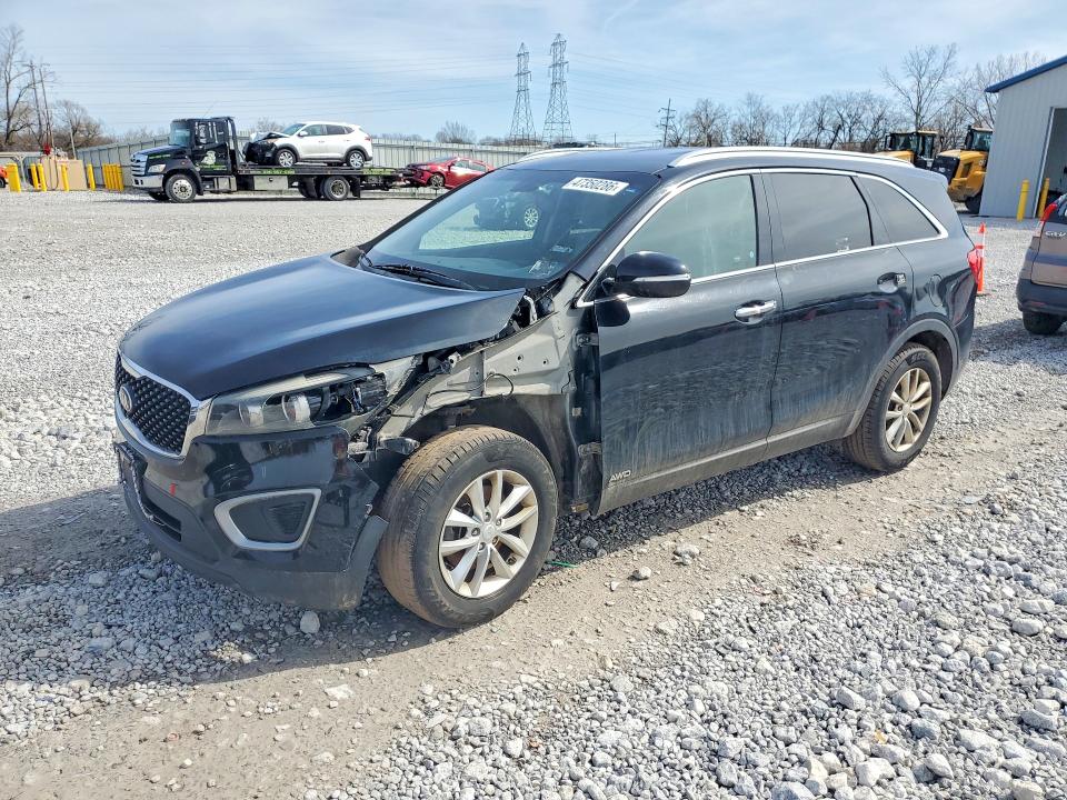 2017 Kia Sorento VIN 5XYPGDA38HG263093 COPART salvage auction — FRONT END, Oh - Cert Of Title-Flood History, sold $2,500 on 2026-07-28 (photo 1)