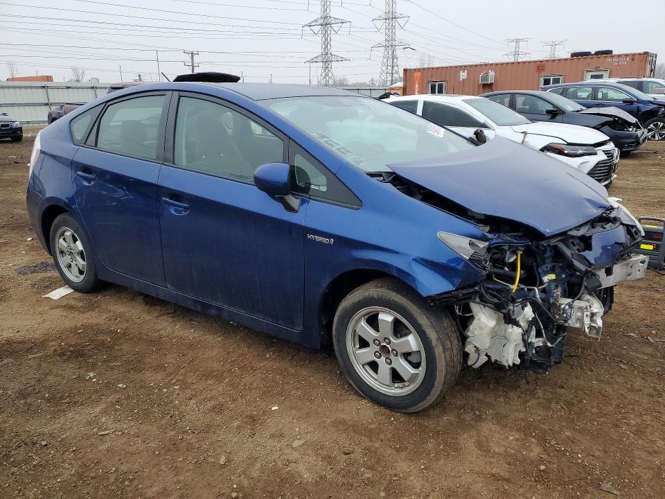 2010 Toyota Prius VIN JTDKN3DU3A0187437 COPART salvage auction — FRONT END, Il - Salvage Certificate, sold $525 on 2026-07-07 (photo 4)