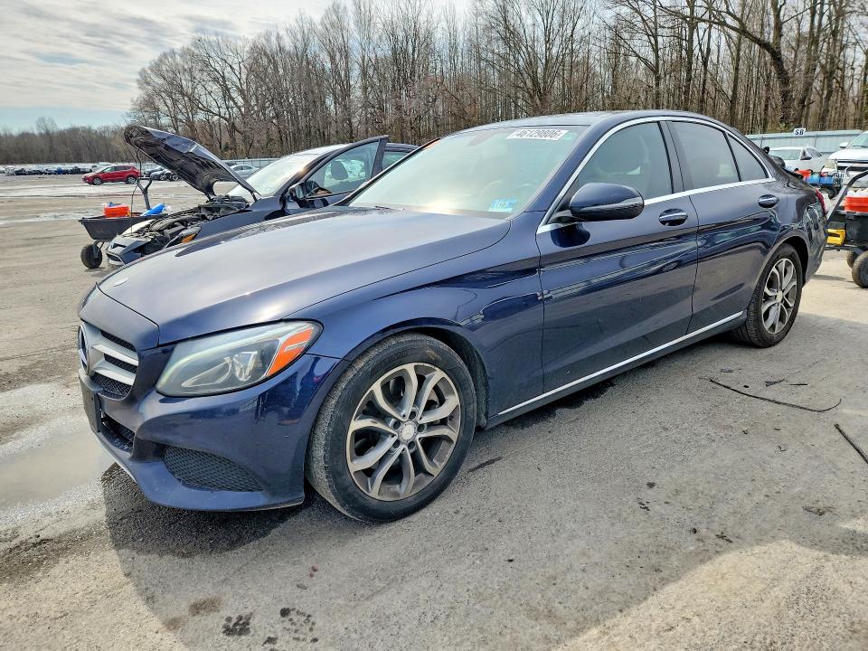 2016 Mercedes-benz C-klasse VIN 55SWF4JB8GU161500 COPART salvage auction — REAR END, Id - Salvage Certificate Of Title, sold $2,600 on 2026-07-02 (photo 1)
