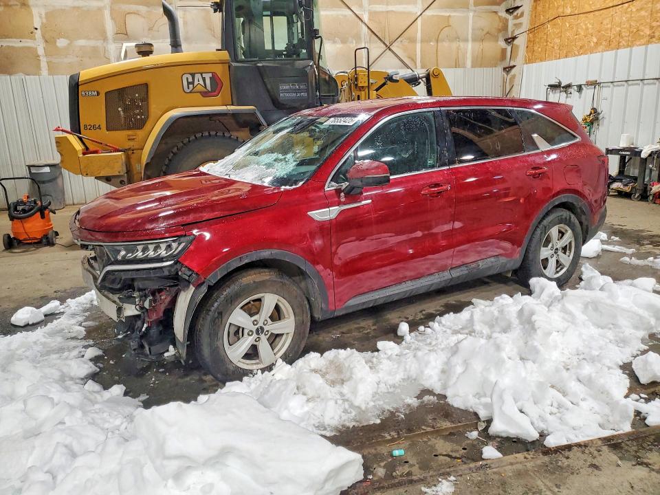 2022 Kia Sorento VIN 5XYRG4LCXNG080456 COPART salvage auction — FRONT END, Ak - Bill Of Sale- Salvage, sold $1,900 on 2026-07-07 (photo 1)