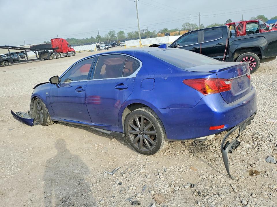 2015 Lexus Gs VIN JTHCE1BL9FA010068 COPART salvage auction — FRONT END, Tx - Salvage Vehicle Title, sold $950 on 2026-07-13 (photo 2)