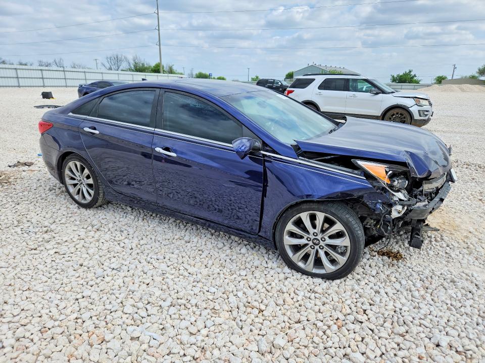 2013 Hyundai Sonata VIN 5NPEC4AC1DH538454 COPART salvage auction — FRONT END, TX, sold $250 on 2026-07-09 (photo 4)