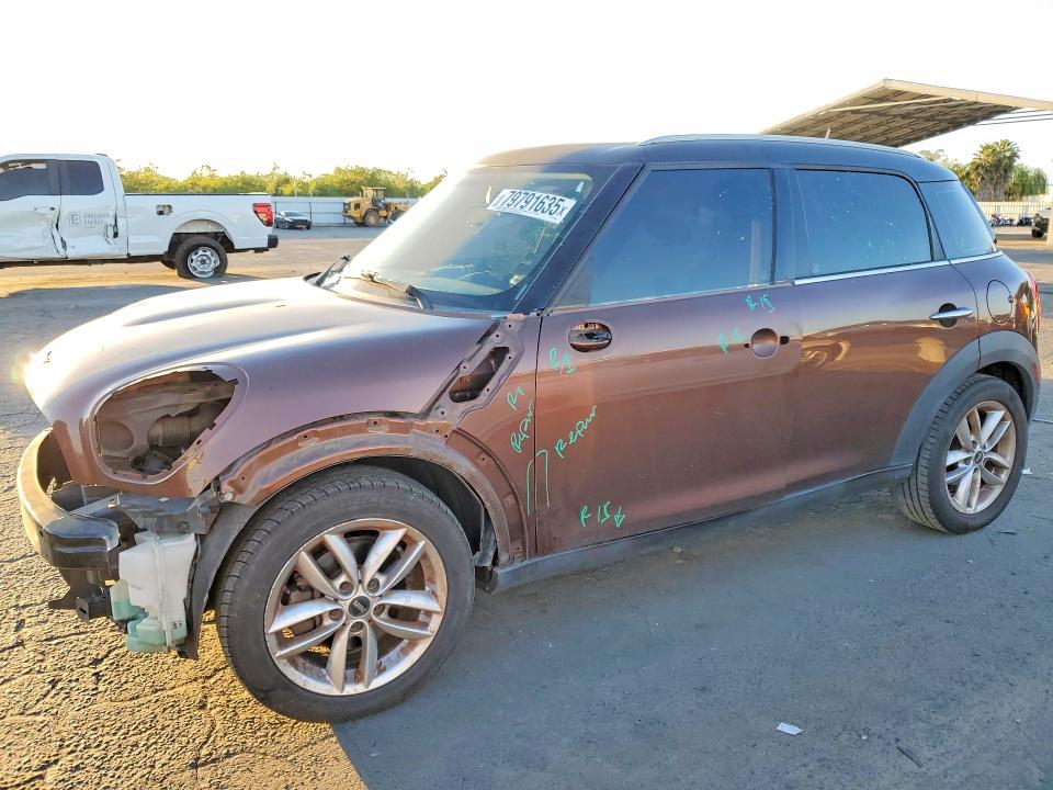 2014 Mini Cooper VIN WMWZB3C59EWR38929 COPART salvage auction — FRONT END, Salvage Title, sold $775 on 2026-07-13 (photo 1)