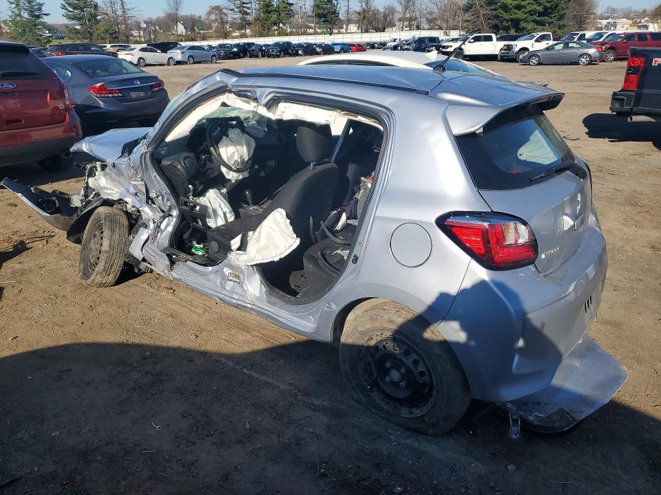 2022 Mitsubishi Mirage VIN ML32AUHJ8NH001905 COPART salvage auction — SIDE, Md - Cert Of Salvage > 75% Damage, sold $250 on 2026-08-03 (photo 2)