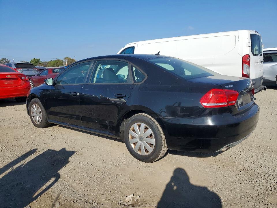 2012 Volkswagen Passat VIN 1VWAP7A30CC056960 COPART salvage auction — SIDE, Ca - Dis/Dlr/Exp Only Clean Title, sold $450 on 2026-07-02 (photo 2)