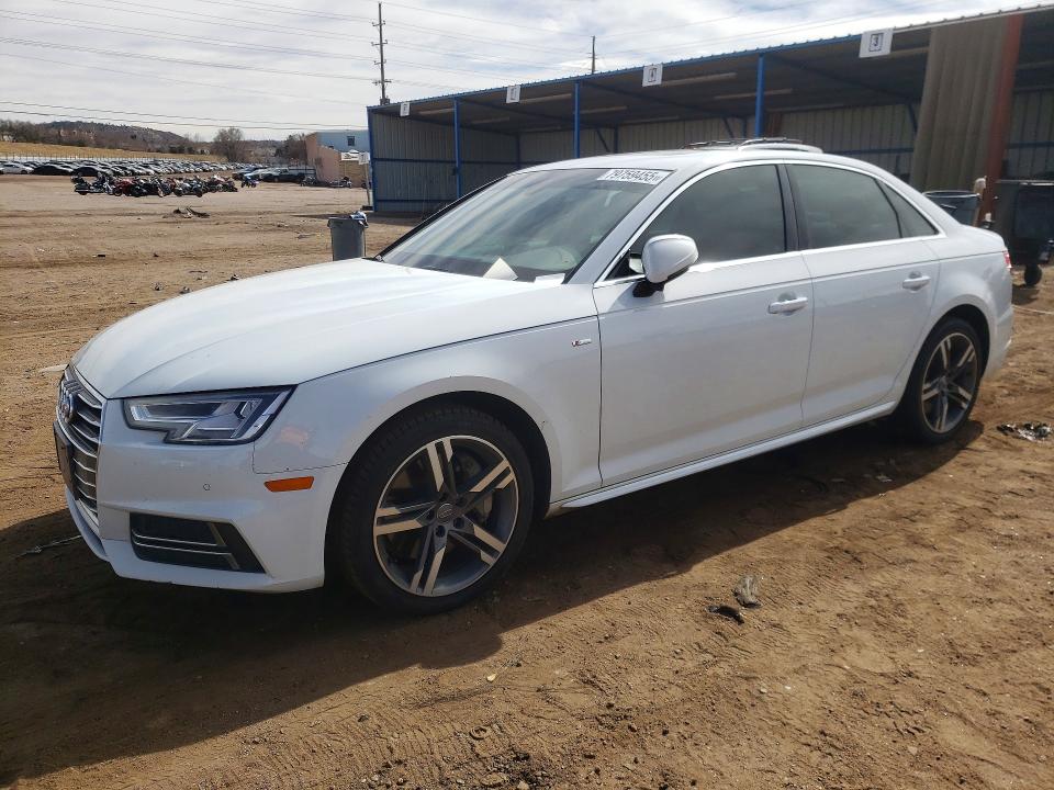 2017 Audi A4 VIN WAUENAF46HN048508 COPART salvage auction — MECHANICAL, Salvage Title, sold $250 on 2026-08-03 (photo 1)