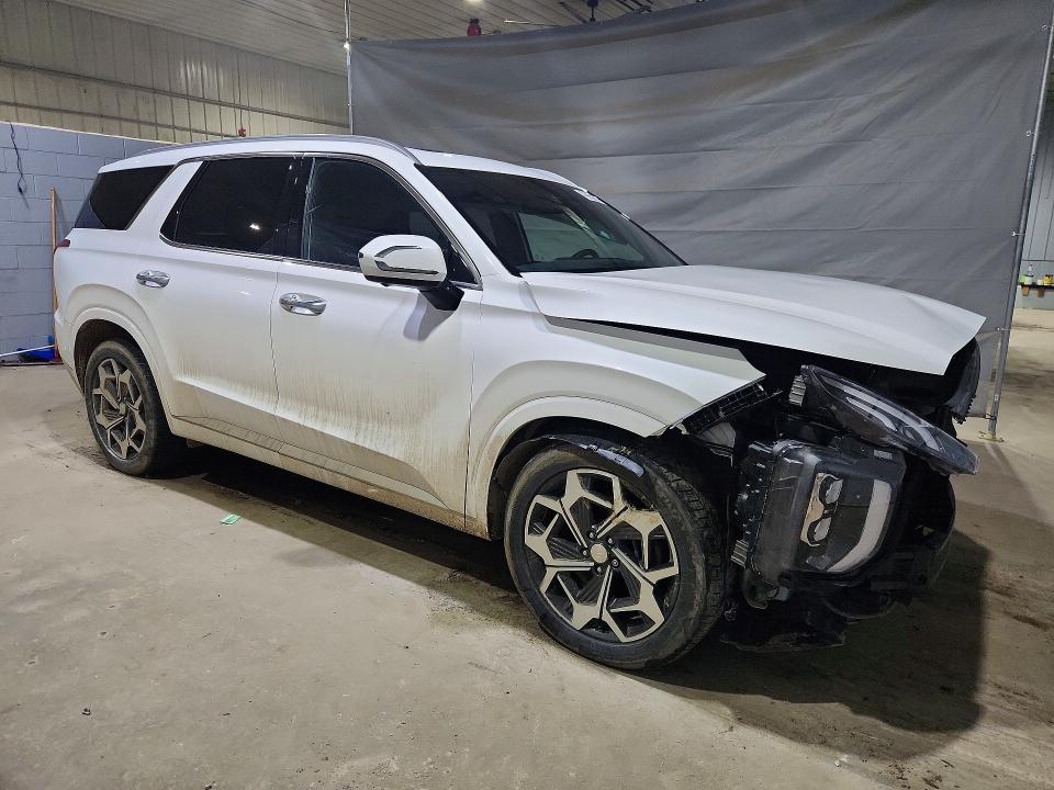 2022 Hyundai Palisade VIN KM8R7DHE1NU435275 COPART salvage auction — FRONT END, Nh - Cert Of Title-Salvage, sold $500 on 2026-07-21 (photo 4)