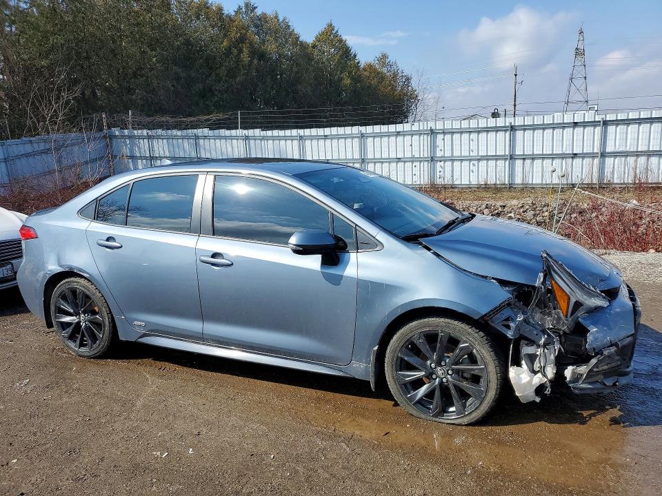 2025 Toyota VIN JTDBDMHE9SJ011774 COPART salvage auction — FRONT END, On - Permit Salvage, sold $6,600 on 2026-07-16 (photo 4)