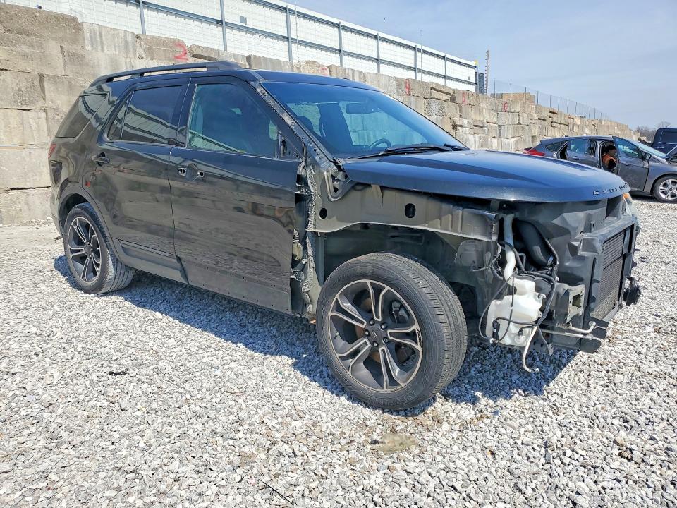 2015 Ford Explorer VIN 1FM5K8GT5FGA18200 COPART salvage auction — FRONT END, Ky - Bill Of Sale/Part Only/No Titl, sold $1,150 on 2026-07-02 (photo 4)