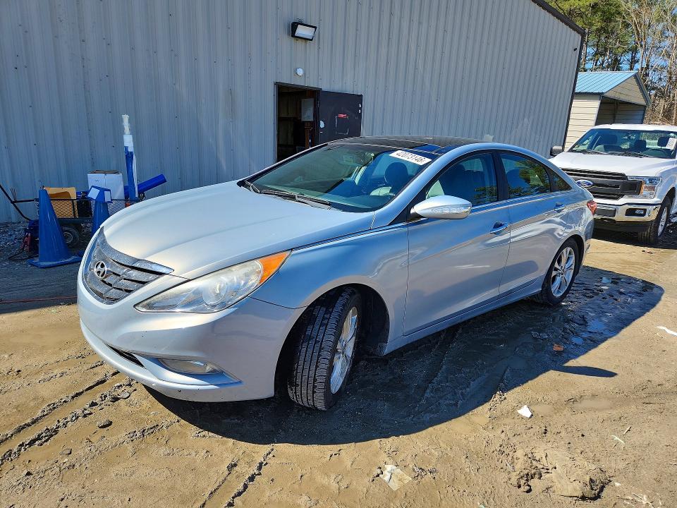 2013 Hyundai Sonata VIN 5NPEC4AC9DH566065 COPART salvage auction — FRONT END, De - Salvage Certificate, sold $625 on 2026-07-28 (photo 1)