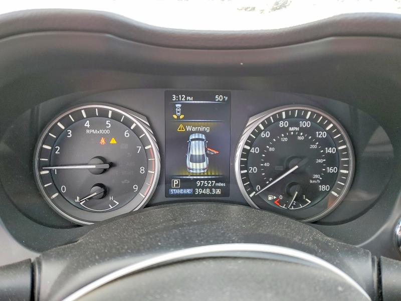 2019 Infiniti Q50 VIN JN1EV7AR5KM550340 COPART salvage auction — REAR END, Ct - Cert Of Title-Salvage, sold $5,600 on 2026-07-17 (photo 9)