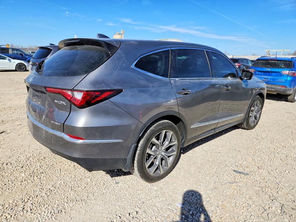 2023 Acura VIN 5J8YE1H46PL030891 COPART salvage auction — REAR END, Ks - Cert Of Title-Salvage, sold $10,100 on 2026-07-02 (photo 3)