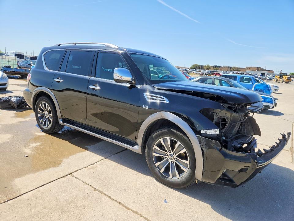 2019 Nissan Armada VIN JN8AY2ND2K9086824 COPART salvage auction — REAR END, Tx - Salvage Vehicle Title, sold $3,400 on 2026-07-30 (photo 4)
