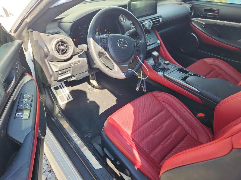 2023 Lexus Rc VIN JTHGZ5BCXP5026545 COPART salvage auction — REAR END, Tx - Certificate Of Title, sold $14,100 on 2026-09-01 (photo 8)