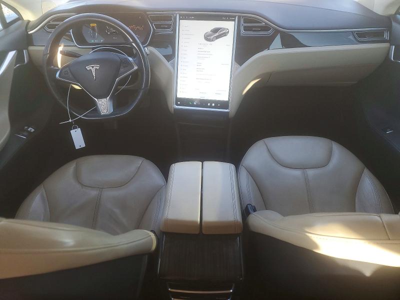 2014 Tesla Model s VIN 5YJSA1S12EFP48677 COPART salvage auction — REAR END, Co - Salvage Title, sold $2,050 on 2026-07-07 (photo 8)
