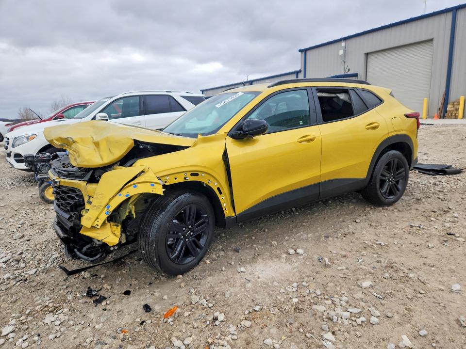 2025 Chevrolet Trax VIN KL77LKEP0SC019525 COPART salvage auction — FRONT END, Mi - Cert Of Title-Salvage Vehicle, sold $2,850 on 2026-07-30 (photo 1)