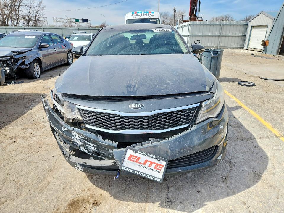 2016 Kia Optima VIN KNAGT4L33G5072985 COPART salvage auction — REAR END, Ks - Cert Of Title-Salvage, sold $875 on 2026-07-15 (photo 5)