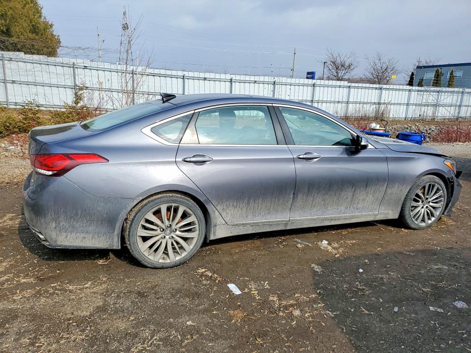 2015 Hyundai Genesis VIN KMHGN4JF6FU017537 COPART salvage auction — FRONT END, Salvage Title, sold $375 on 2026-07-23 (photo 3)