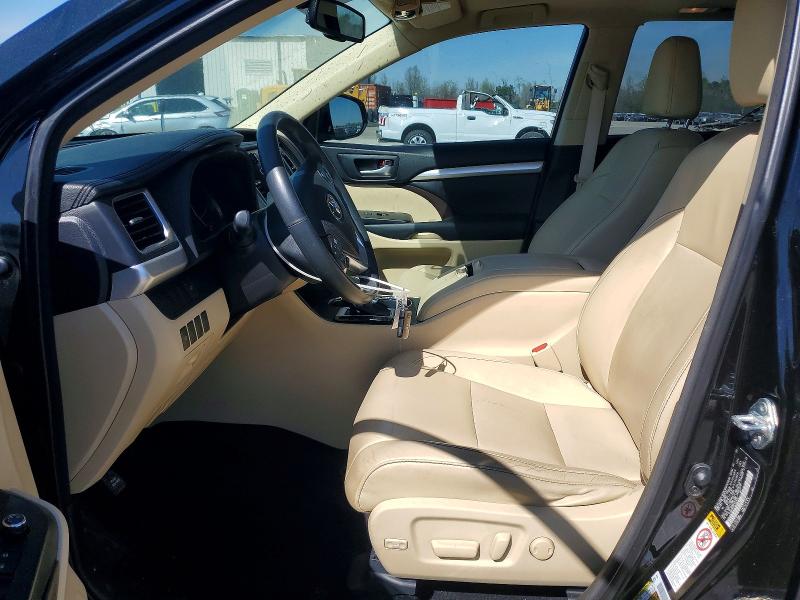 2015 Toyota Highlander VIN 5TDKKRFHXFS079753 COPART salvage auction — REAR END, Nc - Salvage Certificate Of Title, sold $9,100 on 2026-07-20 (photo 7)