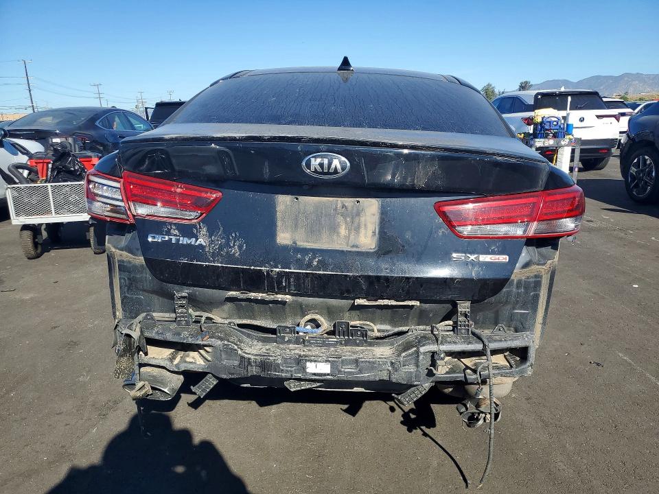 2016 Kia Optima VIN 5XXGW4L26GG051738 COPART salvage auction — FRONT END, Ca - Salvage Certificate, sold $250 on 2026-07-22 (photo 6)