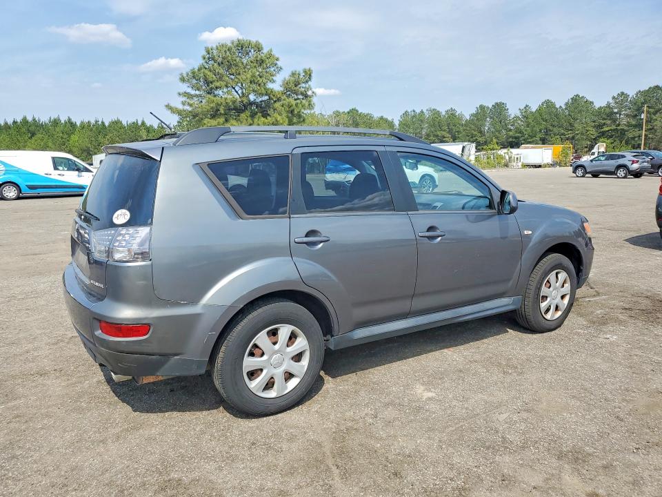 2012 Mitsubishi Outlander VIN JA4AS2AW0CU011228 COPART salvage auction — FRONT END, SC - CERT OF TITLE-SALVAGE, sold $725 on 2026-07-24 (photo 3)