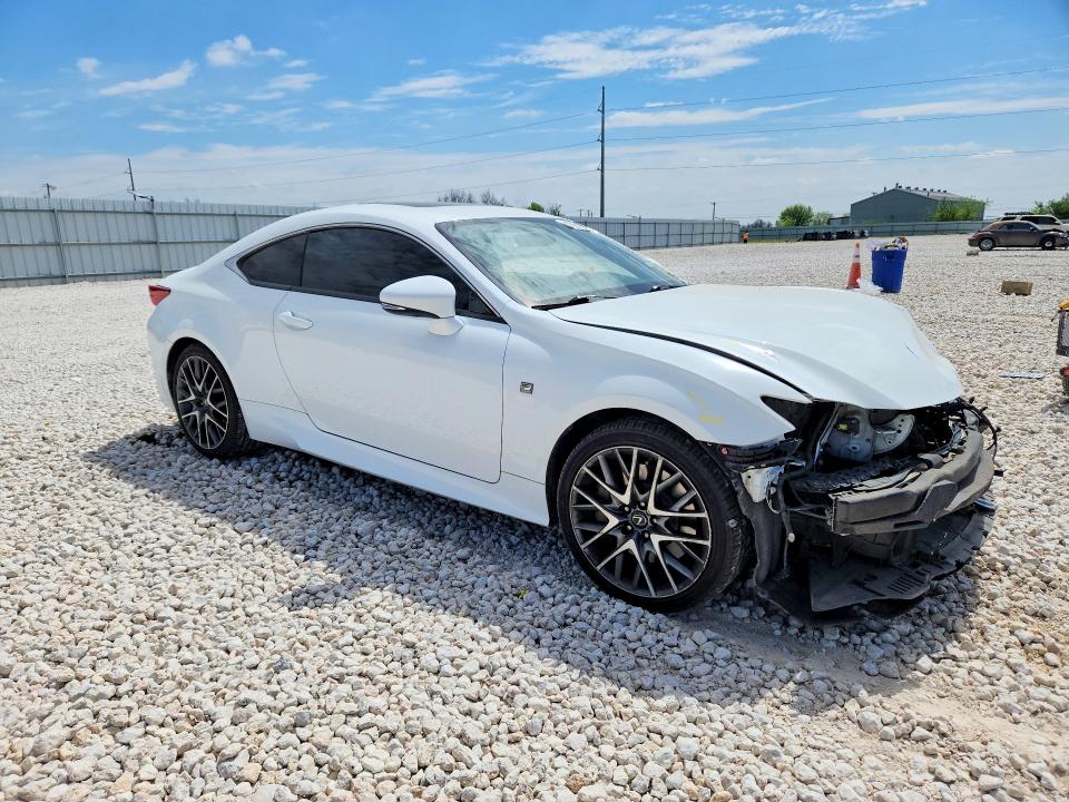 2015 Lexus Rc VIN JTHHE5BC6F5010163 COPART salvage auction — FRONT END, Tx - Salvage Vehicle Title, sold $3,550 on 2026-07-02 (photo 4)