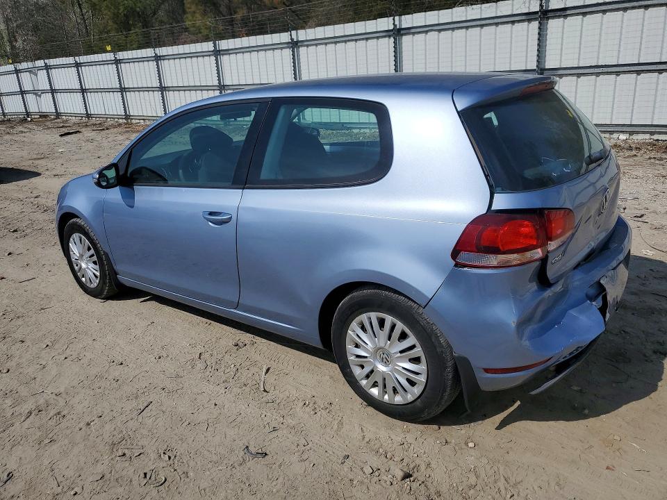 2012 Volkswagen Golf VIN WVWBB7AJ2CW077506 COPART salvage auction — FRONT END, Va - Cert Of Title - Salvage, sold $675 on 2026-07-28 (photo 2)