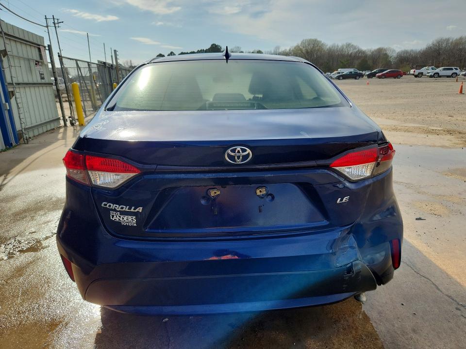 2021 Toyota Corolla VIN JTDEPMAE6MJ161892 COPART salvage auction — REAR END, Ar - Certificate Of Title, sold $3,950 on 2026-07-28 (photo 6)