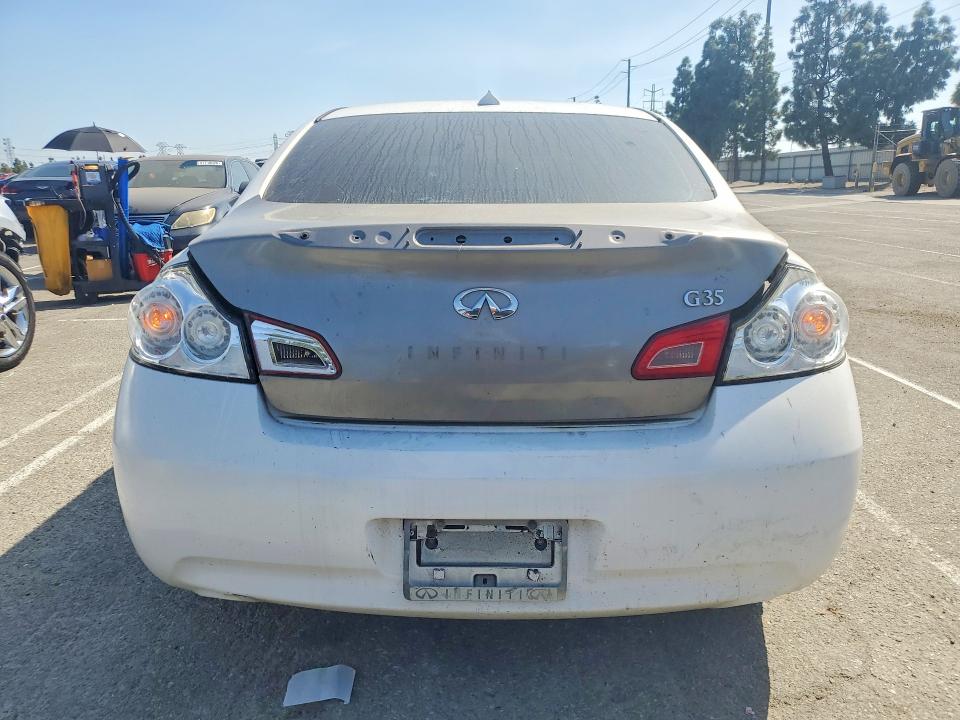 2007 Infiniti G VIN JNKBV61E57M721245 COPART salvage auction — FRONT END, Ca - Salvage Certificate, sold $1,650 on 2026-07-14 (photo 6)