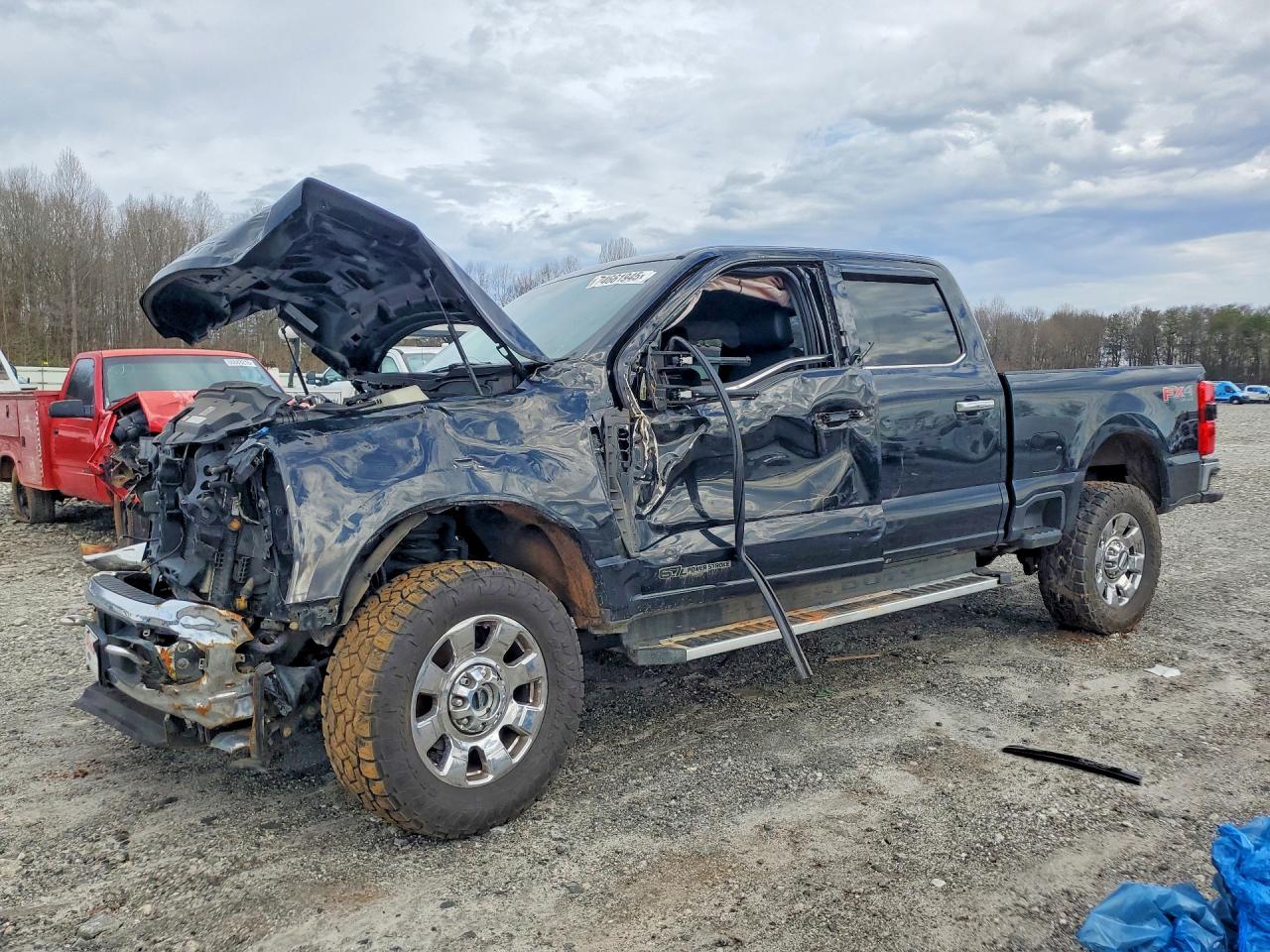 2023 Ford F250 VIN 1FT8W2BT8PED24072 COPART salvage auction — Front End, LA - CERT OF TITLE-SALVAGE, sold $7,000 on 2026-03-23 (photo 1)
