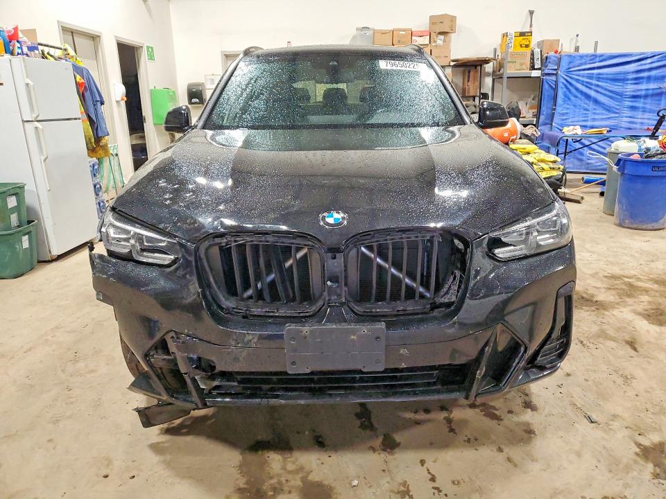 2023 BMW X3 VIN 5UX53DP05P9P70371 COPART salvage auction — FRONT END, On - Permit No Brand - Unfit, sold $26,250 on 2026-07-07 (photo 5)