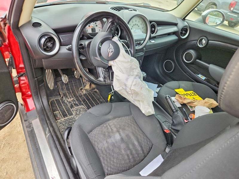 2011 Mini Cooper VIN WMWSV3C53BTY23121 COPART salvage auction — FRONT END, Md - Cert Of Salvage > 75% Damage, sold $325 on 2026-07-14 (photo 8)