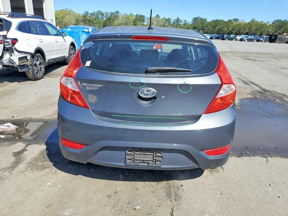 2013 Hyundai Accent VIN KMHCT5AE1DU088594 COPART salvage auction — FRONT END, Pa - Certificate Of Salvage, sold $500 on 2026-07-13 (photo 6)