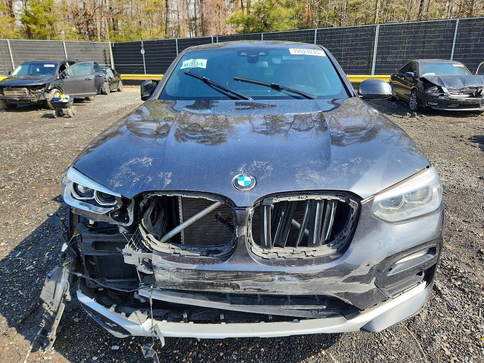 2019 BMW X4 VIN 5UXUJ3C58KLG55128 COPART salvage auction — FRONT END, Id - Salvage Certificate Of Title, sold $7,600 on 2026-07-10 (photo 5)