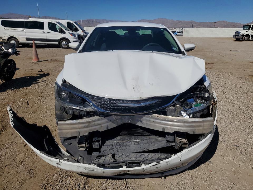 2015 Chrysler 200 VIN 1C3CCCAB6FN655866 COPART salvage auction — FRONT END, Nv - Salvage Title, sold $375 on 2026-07-16 (photo 5)