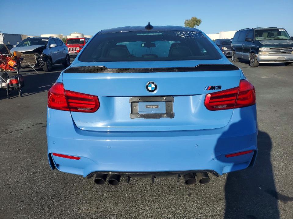 2018 BMW M3 VIN WBS8M9C51J5K98882 COPART salvage auction — VANDALISM, Ca - Salvage Certificate, sold $24,700 on 2026-07-27 (photo 6)