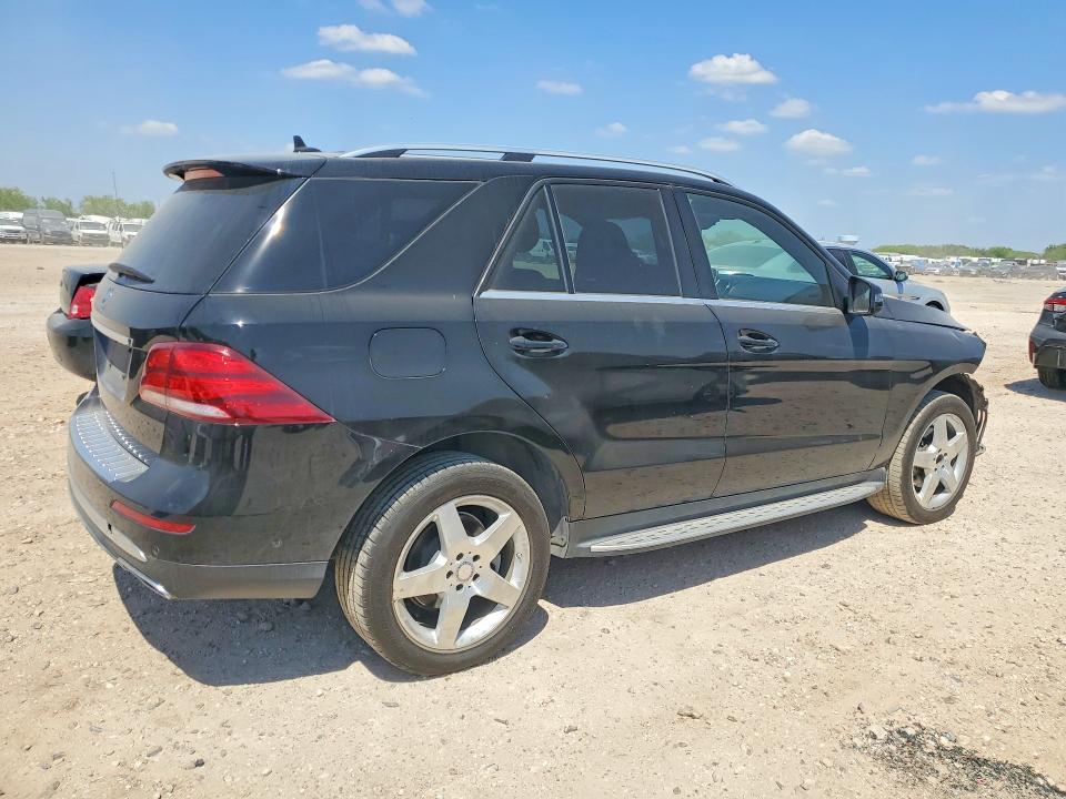 2017 Mercedes-benz Gle class VIN 4JGDA5JBXHA931490 COPART salvage auction — FRONT END, Tx - Salvage Vehicle Title, sold $6,900 on 2026-07-02 (photo 3)