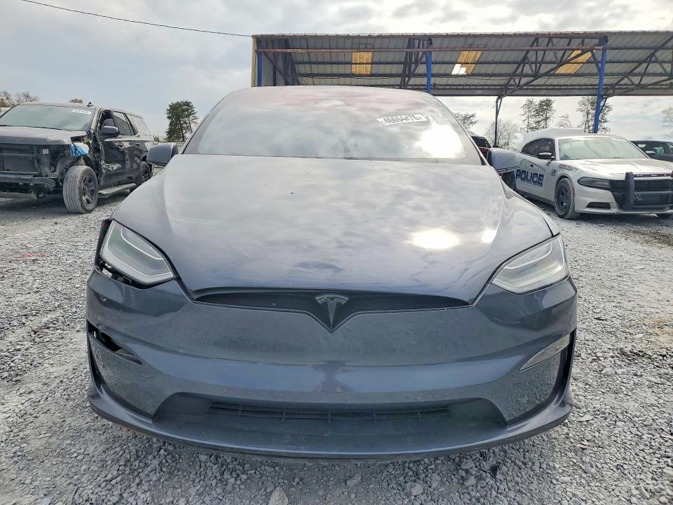 2022 Tesla Model x VIN 7SAXCDE5XNF356176 COPART salvage auction — FRONT END, Id - Salvage Certificate Of Title, sold $19,500 on 2026-07-02 (photo 5)