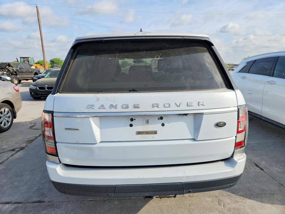2017 Land rover RANGE ROVER VIN SALGS2FEXHA351813 COPART salvage auction — MECHANICAL, Tx - Certificate Of Title, sold $8,800 on 2026-07-21 (photo 6)