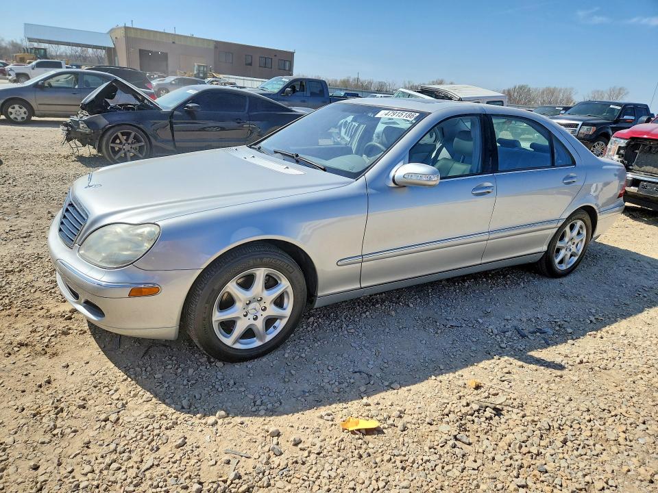 2004 Mercedes-benz S-klasse VIN WDBNG84J54A406888 COPART salvage auction — HAIL, Ks - Cert Of Title-Non Highway, sold $800 on 2026-07-07 (photo 1)