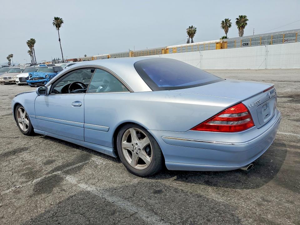 2002 Mercedes-benz Cl-klasse VIN WDBPJ75J52A027566 COPART salvage auction — FRONT END, Ca - Salvage Certificate, sold $2,500 on 2026-07-24 (photo 2)