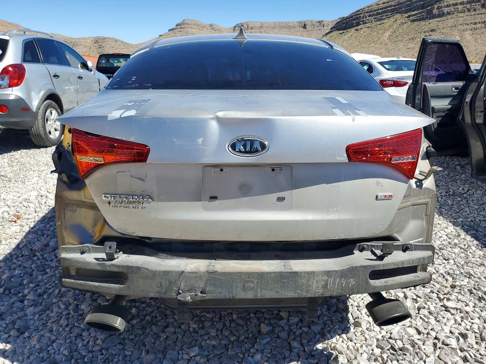 2011 Kia VIN KNAGM4A77B5067736 COPART salvage auction — REAR END, Nv - Salvage Title, sold $750 on 2026-07-06 (photo 6)