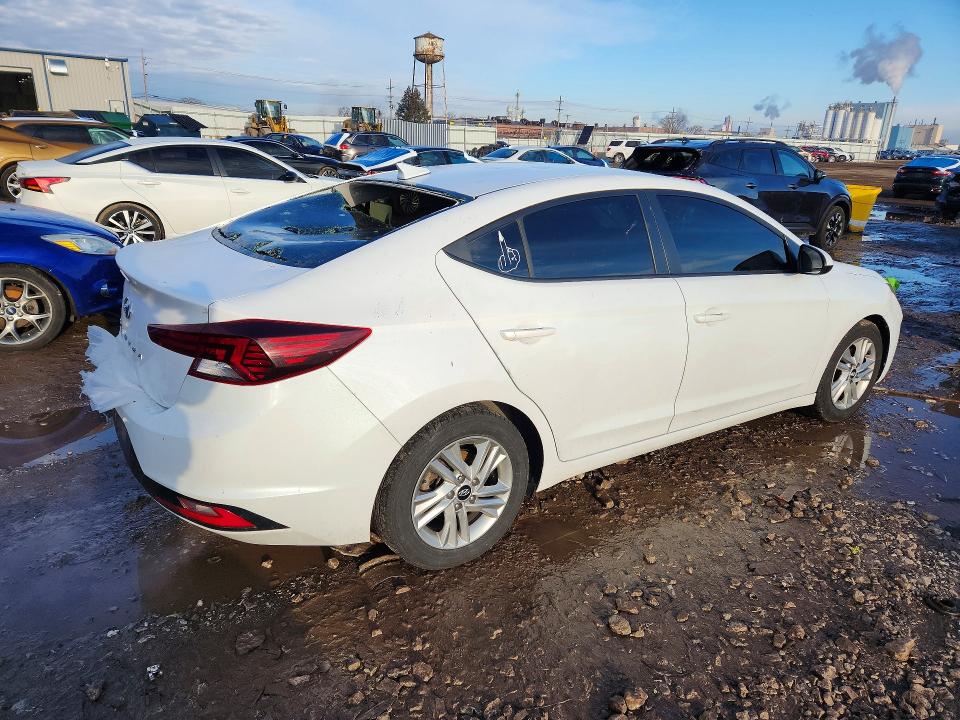 2020 Hyundai Elantra VIN 5NPD84LF0LH632974 COPART salvage auction — HAIL, Il - Salvage Certificate, sold $275 on 2026-06-29 (photo 3)