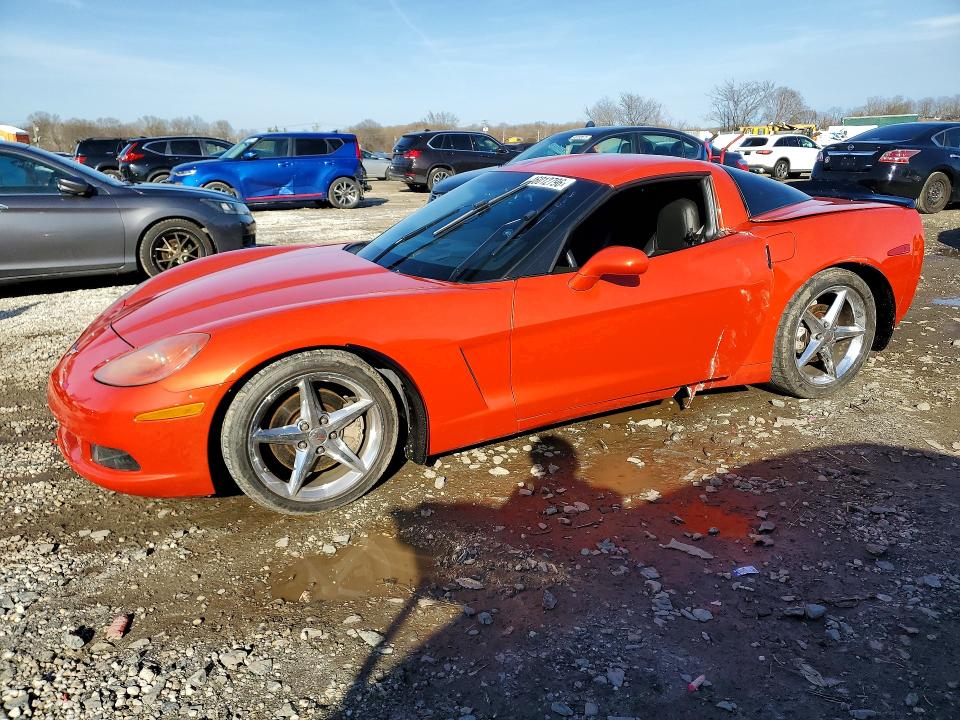 2011 Chevrolet Corvette VIN 1G1YG2DW9B5106244 COPART salvage auction — SIDE, Md - Cert Of Salvage > 75% Damage, sold $1,900 on 2026-07-09 (photo 1)