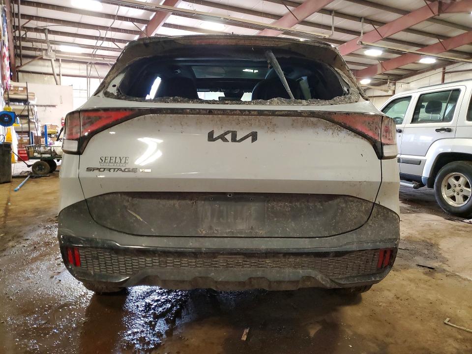 2025 Kia Sportage VIN 5XYK7CDF3SG271104 COPART salvage auction — REAR END, Mi - Cert Of Title-Salvage Vehicle, sold $13,100 on 2026-07-17 (photo 6)