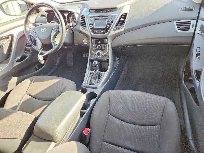 2016 Hyundai Elantra VIN KMHDH4AE7GU634108 COPART salvage auction — FRONT END, Il - Salvage Certificate, sold $2,600 on 2026-07-15 (photo 8)