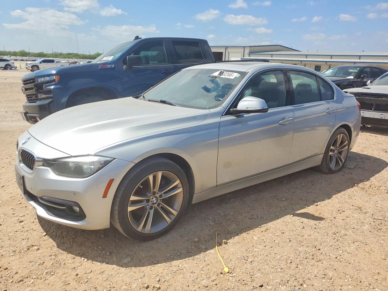 2017 BMW 3 Series VIN WBA8B9G50HNU49127 COPART salvage auction — Mechanical, TX - CERTIFICATE OF TITLE, sold $1,750 on 2026-07-09 (photo 1)