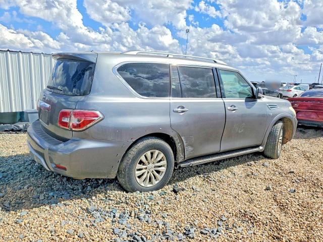 2017 Nissan Armada VIN JN8AY2ND5H9007686 COPART salvage auction — FRONT END, TX - CERTIFICATE OF TITLE (P), sold $2,950 on 2026-07-28 (photo 3)