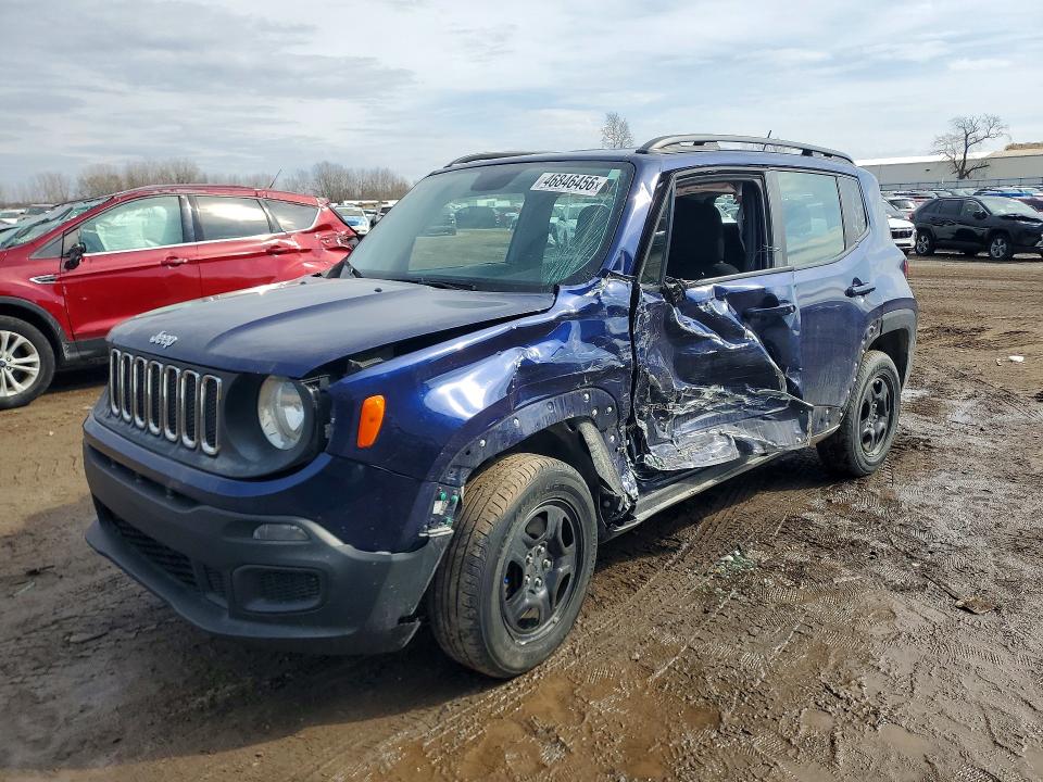 2017 Jeep Renegade VIN ZACCJBAB7HPF96199 COPART salvage auction — SIDE, Mi - Cert Of Title-Salvage Vehicle, sold $625 on 2026-07-08 (photo 1)